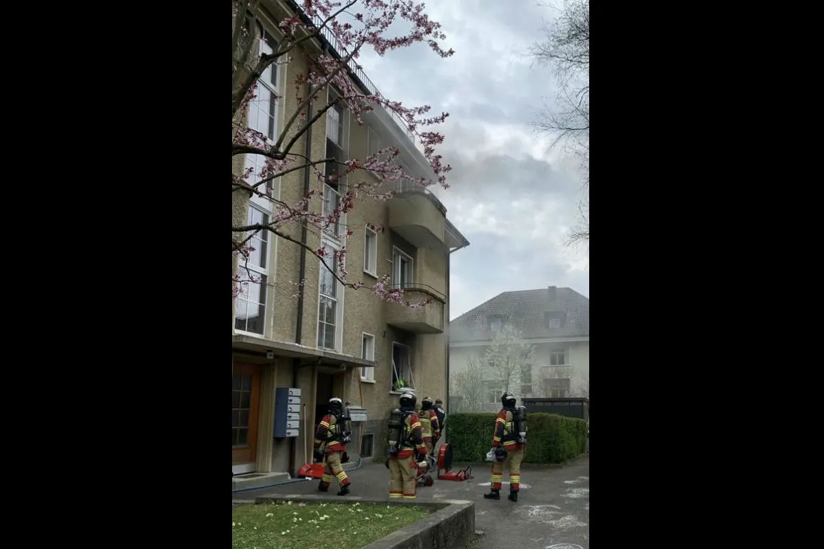 Bern BE -Wohnung nach Brand unbewohnbar
