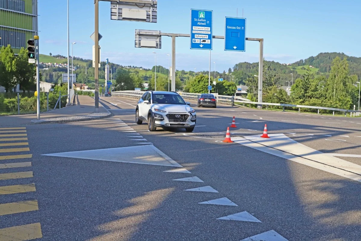 St.Gallen - Kollision bei Hafnersbergstrasse 