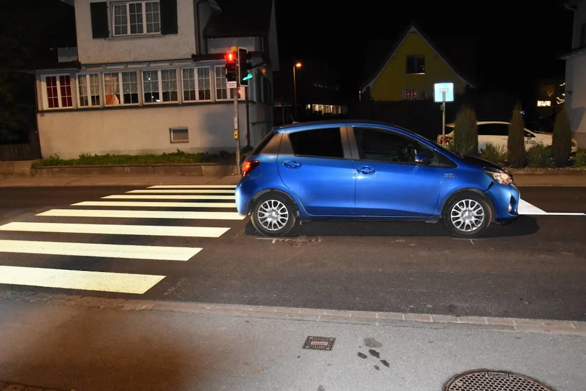 Widnau SG: Frau auf Fussgängerstreifen angefahren