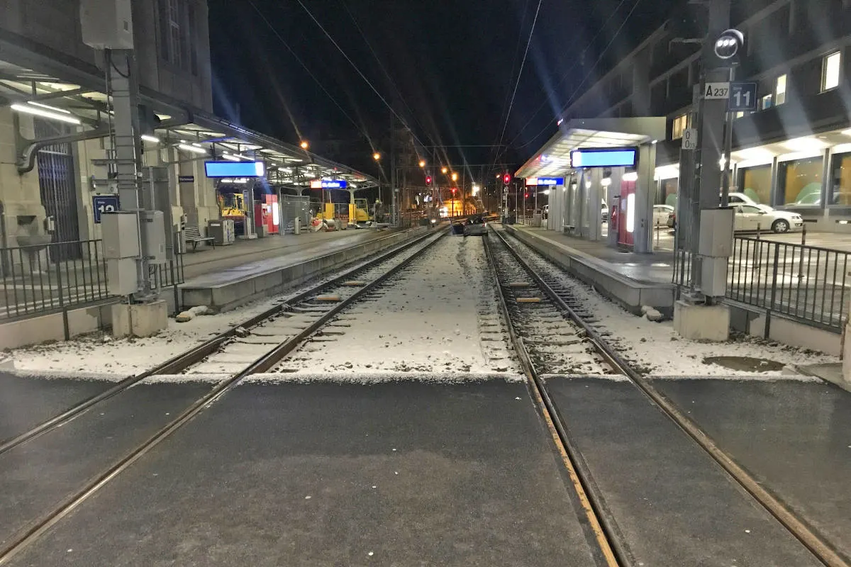 Stadt St.Gallen – Alkoholisiert auf Bahngleise gefahren