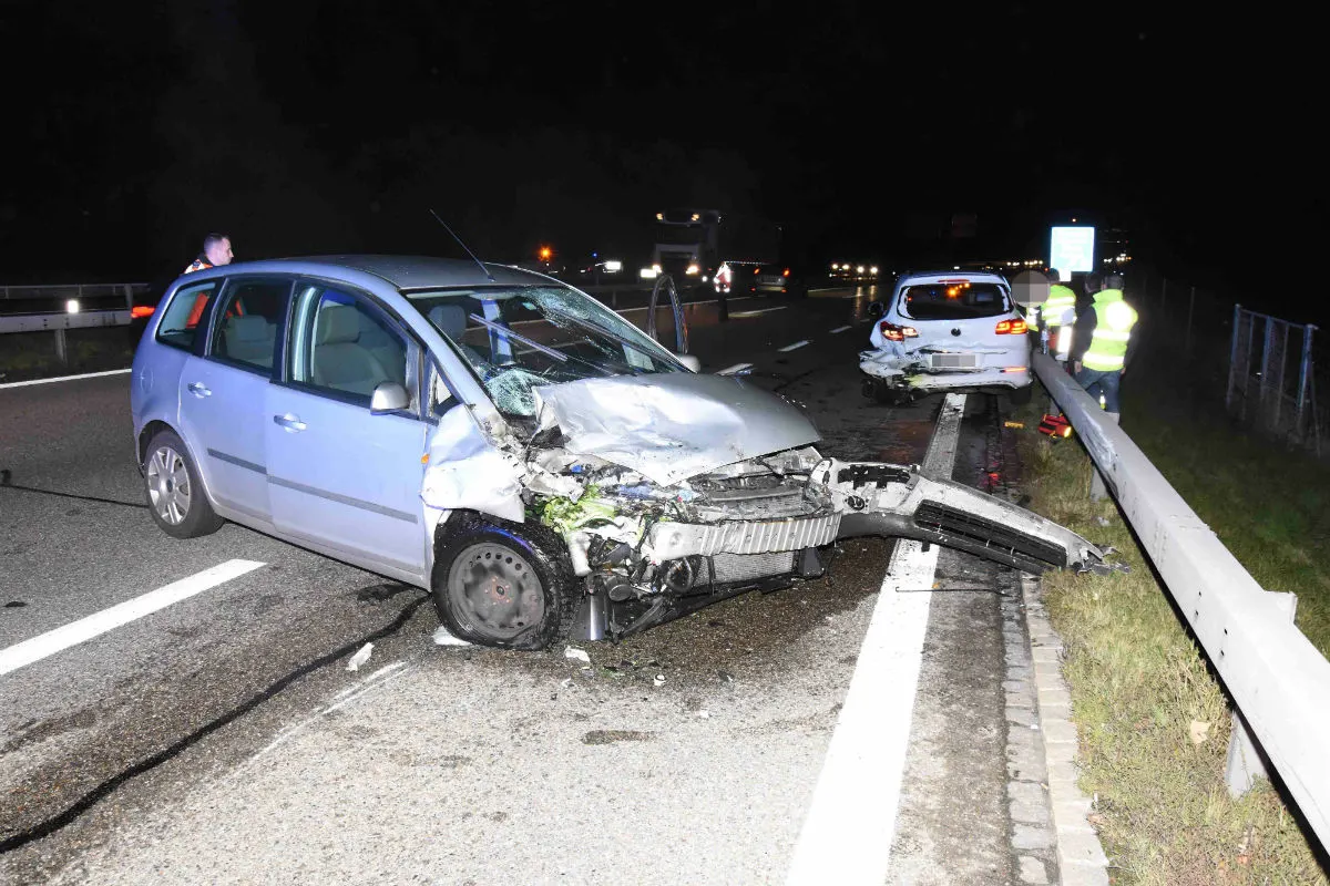 Goldach SG - Auffahrunfall im Feierabendverkehr