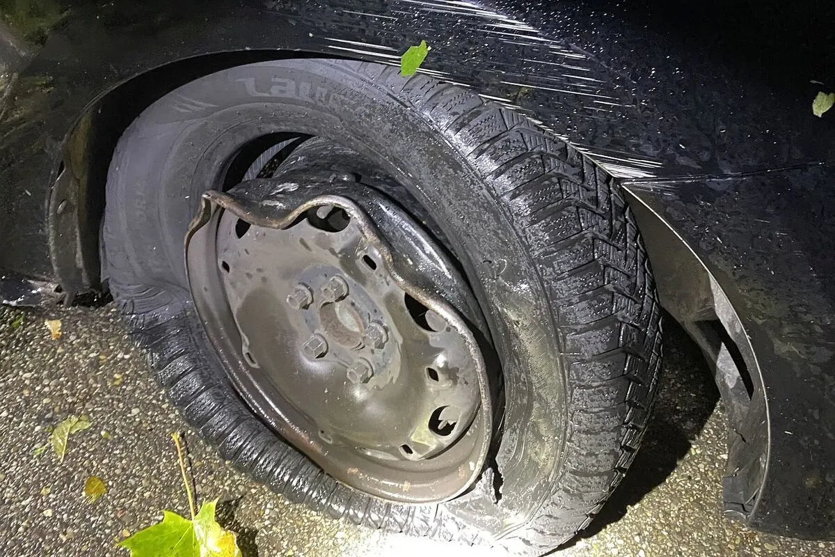 Unfall in Eptingen BL - Fuchs ausgewichen