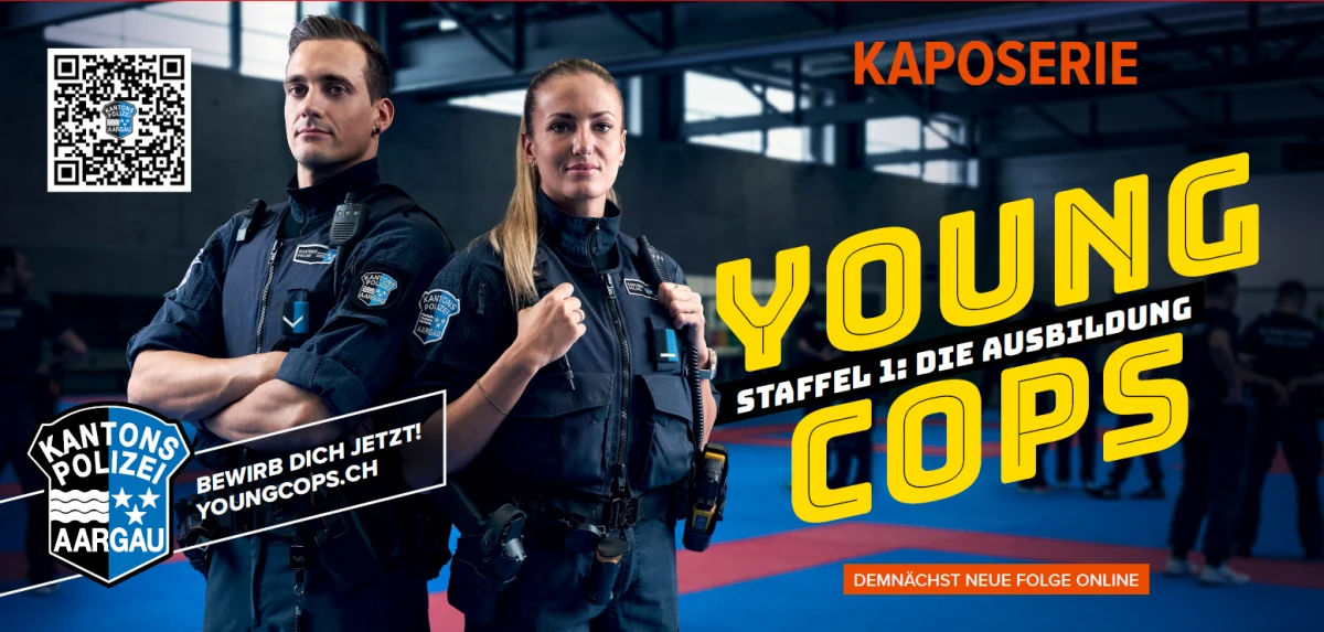 Aargau – Kantonspolizei lanciert Nachwuchskampagne «Young Cops»