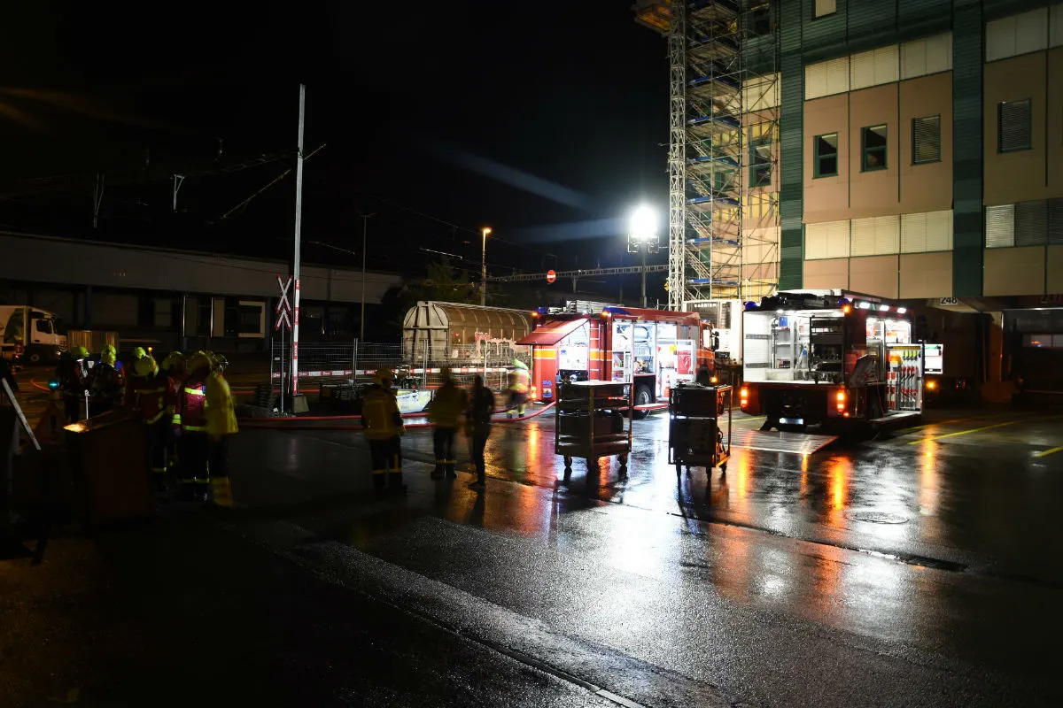 Gossau SG - Brand in Trafostation wird untersucht