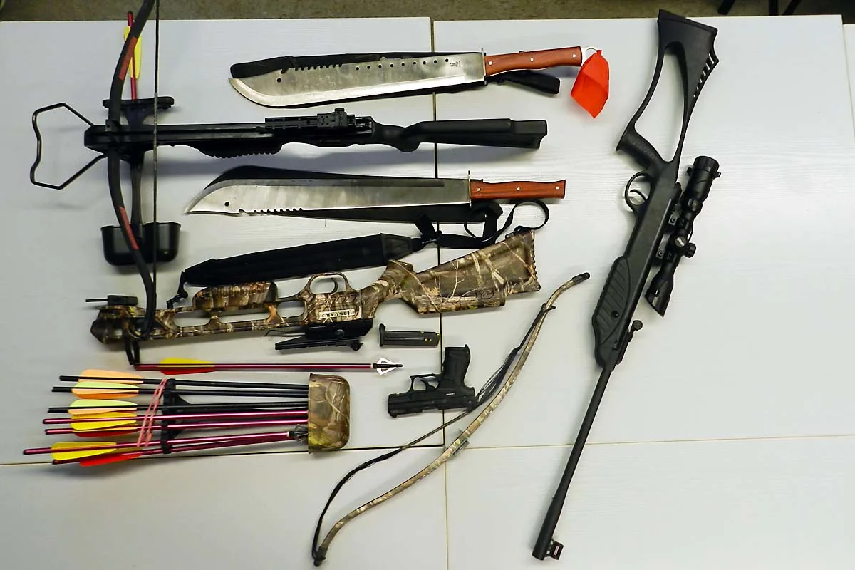 Durchsuchungen in Ivenack - Mehrere Waffen gefunden