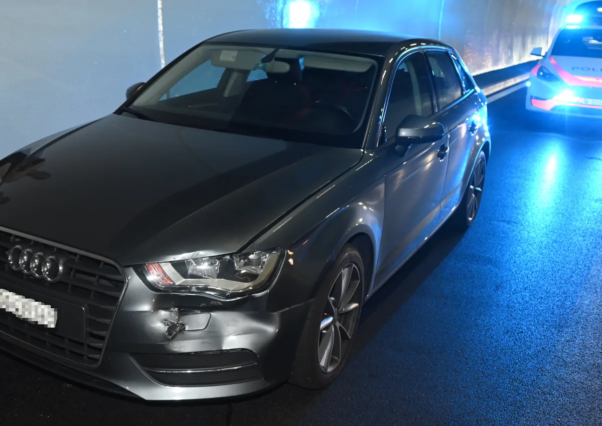 St.Gallen – Auffahrunfall im Schorentunnel auf der A1
