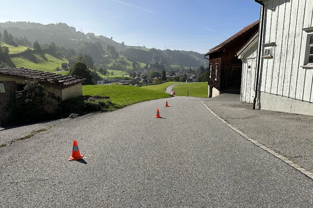 Gais / Schwellbrunn AR - Selbstunfälle mit E-Bikes