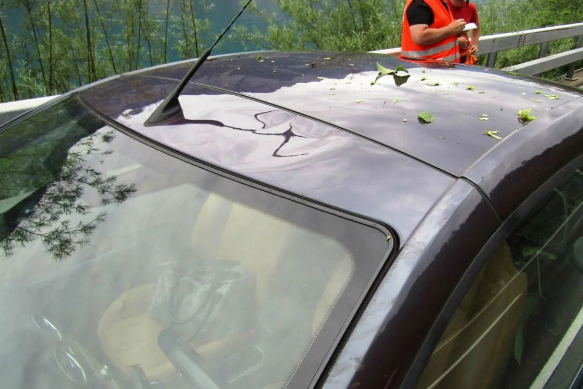 Mühlehorn GL - Auto kollidiert mit Ästen 