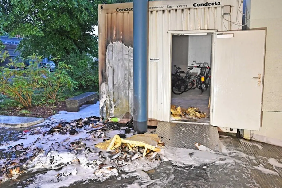 Stadt Schaffhausen – Zeugenaufruf zum Brand an Baucontainer