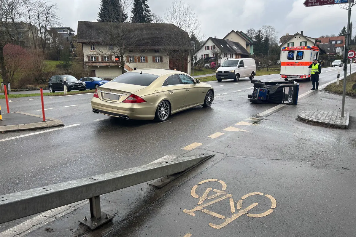 Wohlenschwil AG – Unfall mit Seniorenmobil