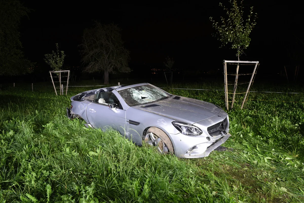 Schongau LU - Alkoholisiert Unfall mit hohem Sachschaden verursacht 