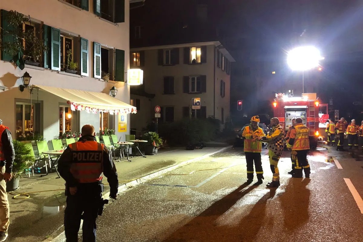 St. Gallen SG - Schwerverletzter Mann bei Wohnungsbrand