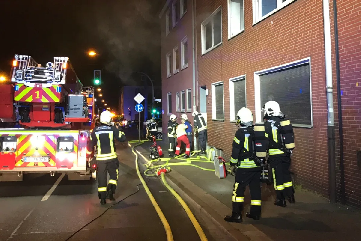 Gelsenkirchen -  Ein Verletzter bei Wohnungsbrand