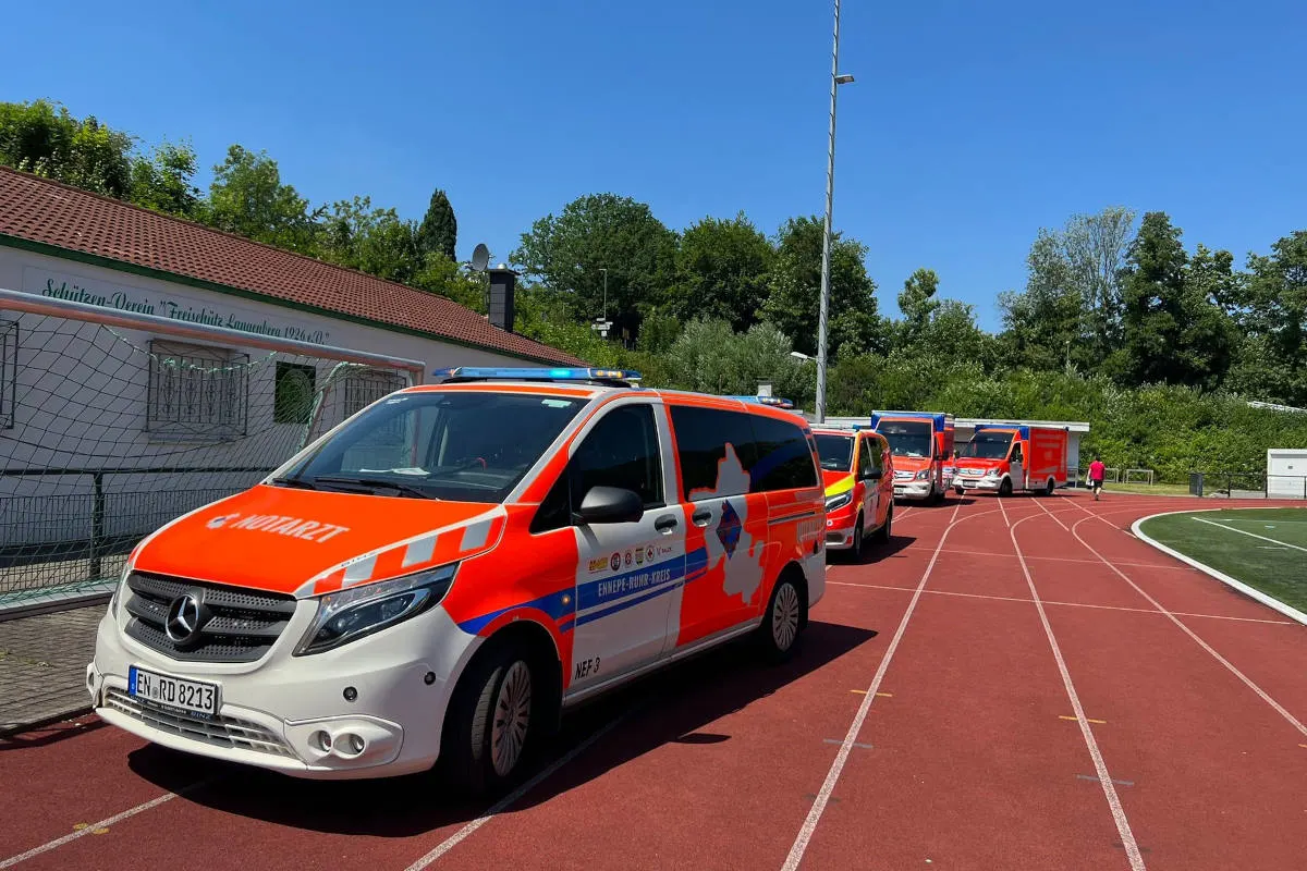 Velbert-Langenberg – 12 Personen kollabieren bei einem Sportfest 