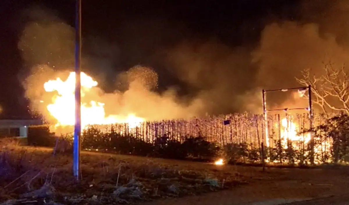 Erfurt – Großbrand - Feuerwerk mit Folgen