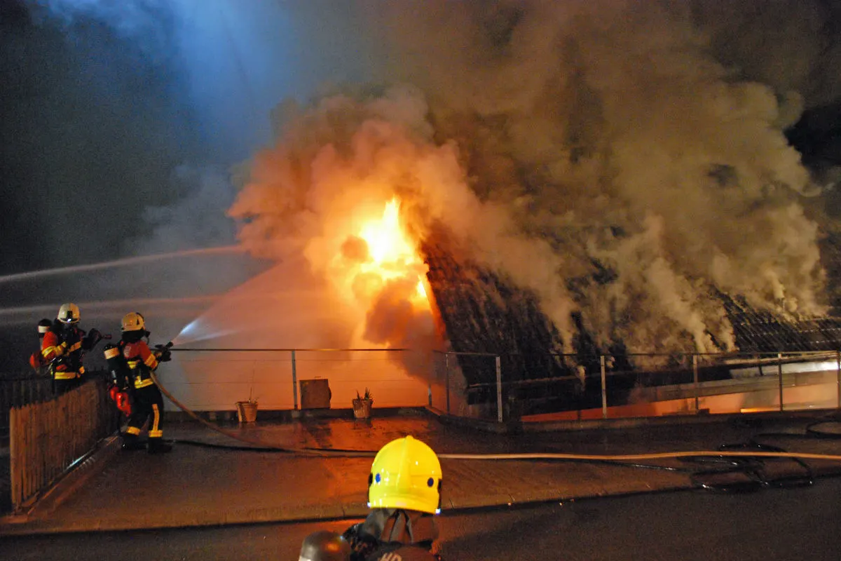 Udligenswil LU - Brand eines Einfamilienhauses – niemand verletzt