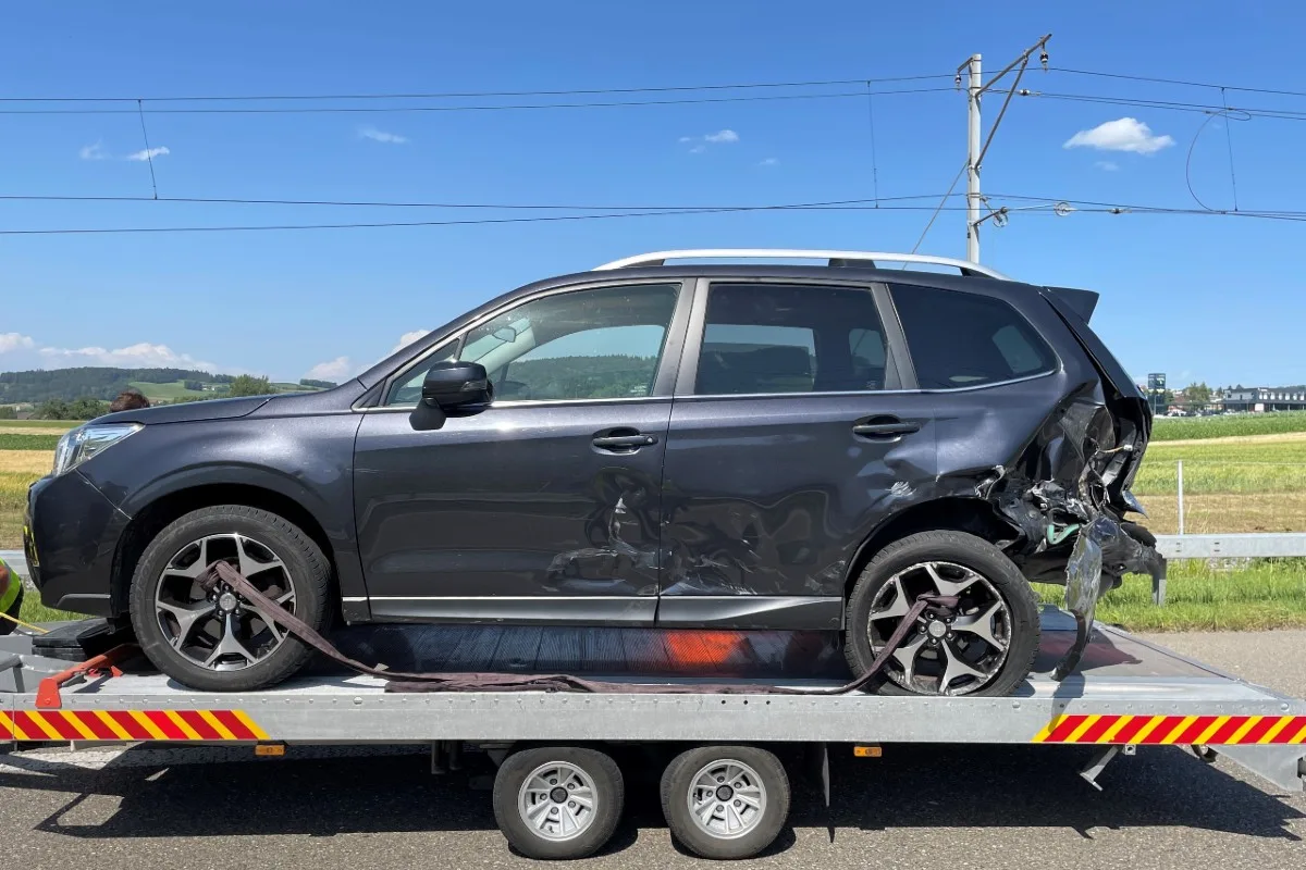 Sirnach TG - Auffahrunfälle auf der Autobahn A1