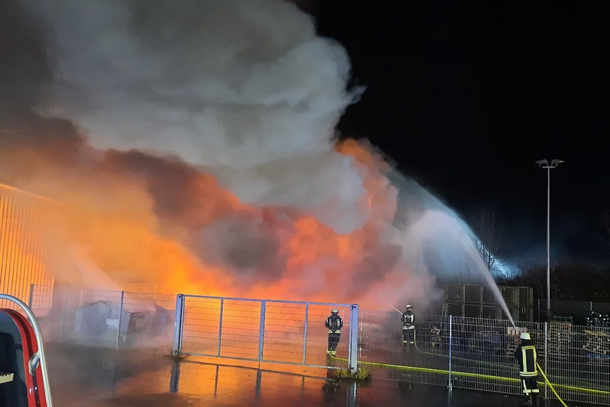 Werne – Erst vor Ort sah die Feuerwehr, was es zu löschen galt