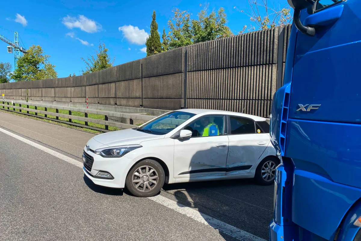 A1 Kanton Aargau – Zwei Unfälle führten zu Verkehrsbehinderungen