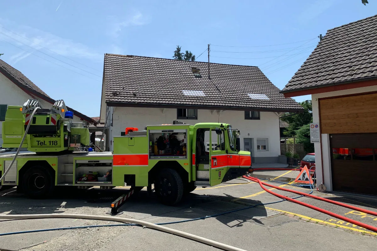 Mönchaltorf ZH - Verletzter nach Brand