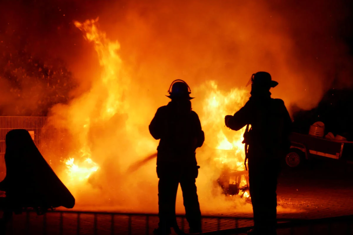 Celle – PKW in Vollbrand