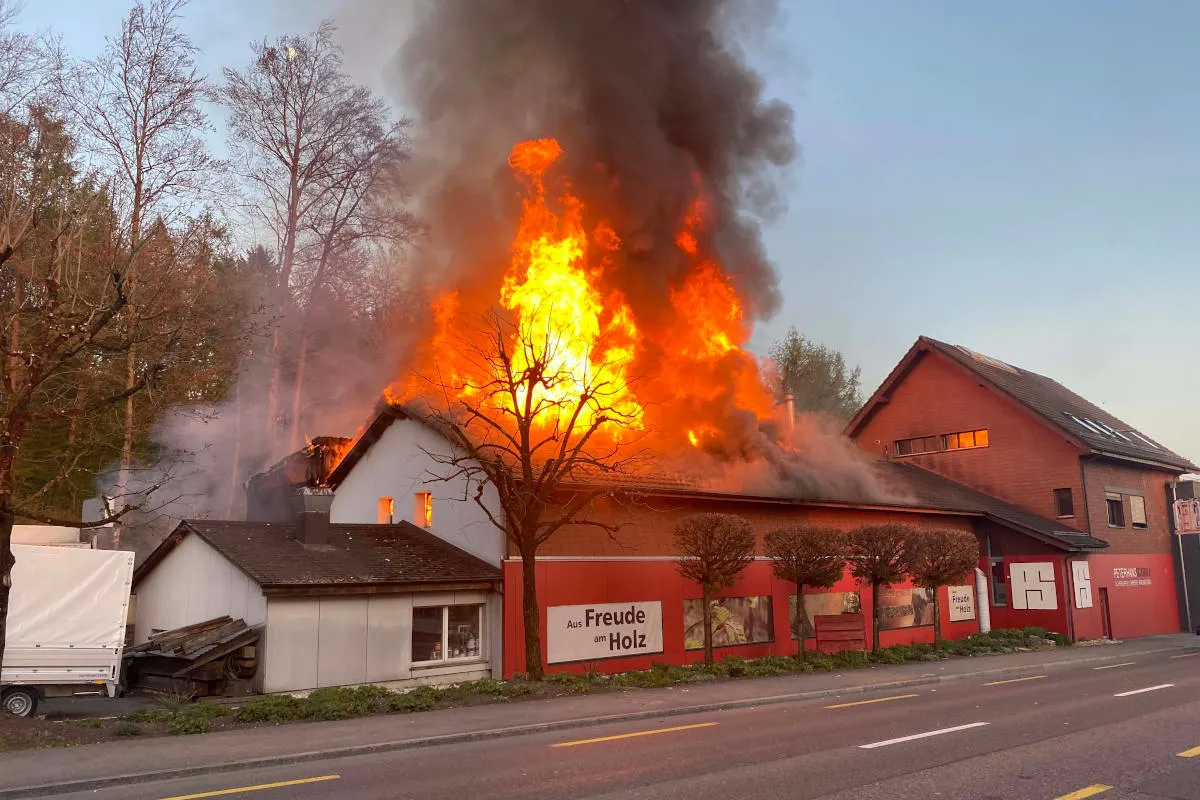 Fislisbach AG – Brand verursacht hohen Sachschaden