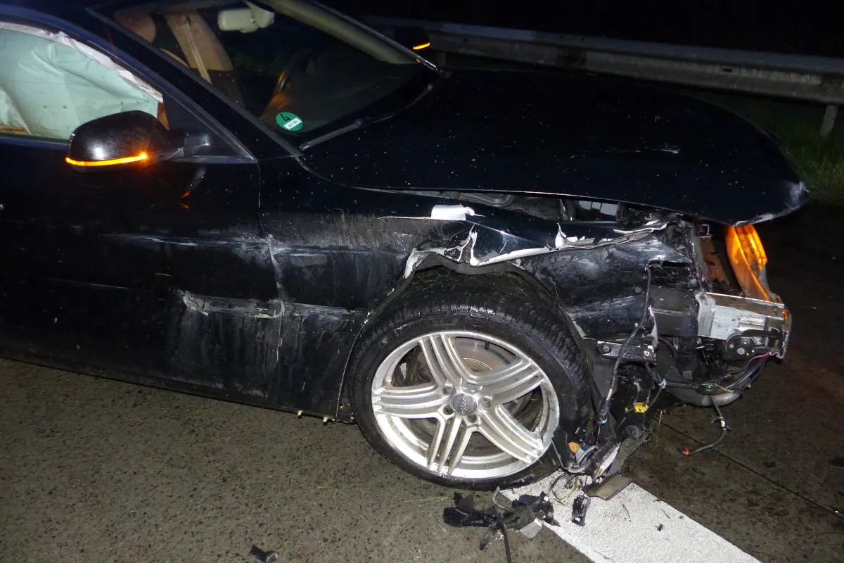 A27 Cuxhaven – Unfälle infolge nicht angepasster Geschwindigkeit bei Hagel