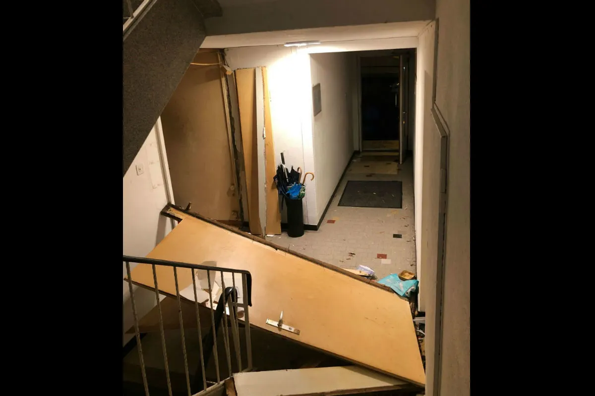 St. Gallen SG - Glück für Bewohner bei Gasexplosion