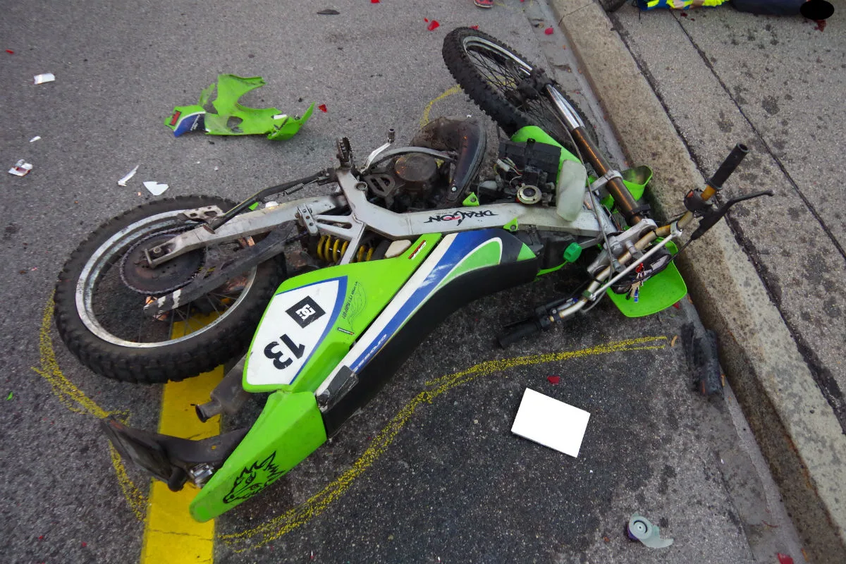 Chur GR - Motorrad kollidiert mit Auto