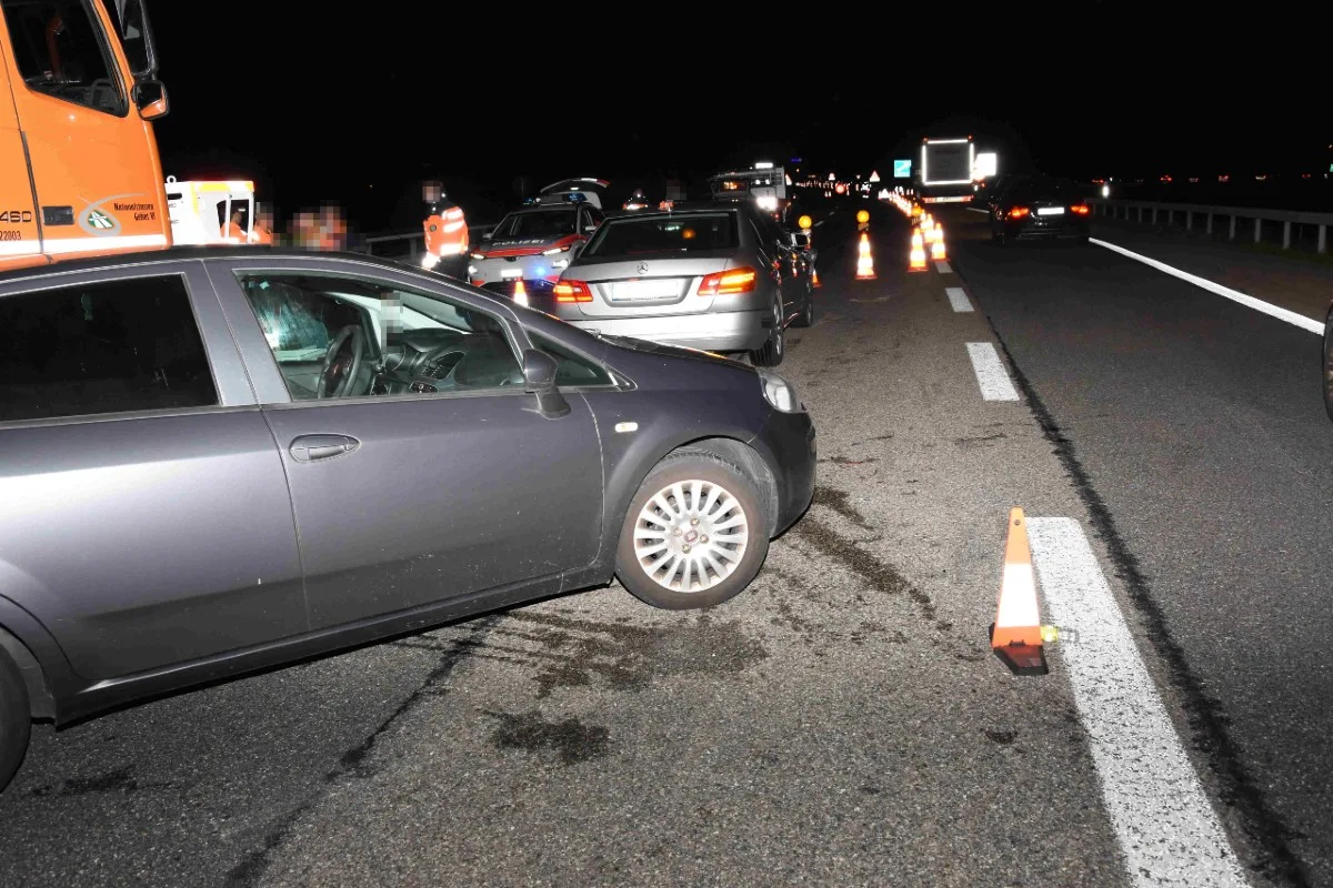  Gossau SG - Auffahrunfall auf der Autobahn – Unfalllenker war alkoholisiert