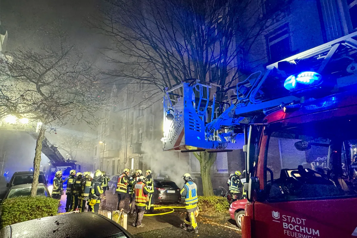 Bochum NW – Fünf Personen bei Kellerbrand gerettet