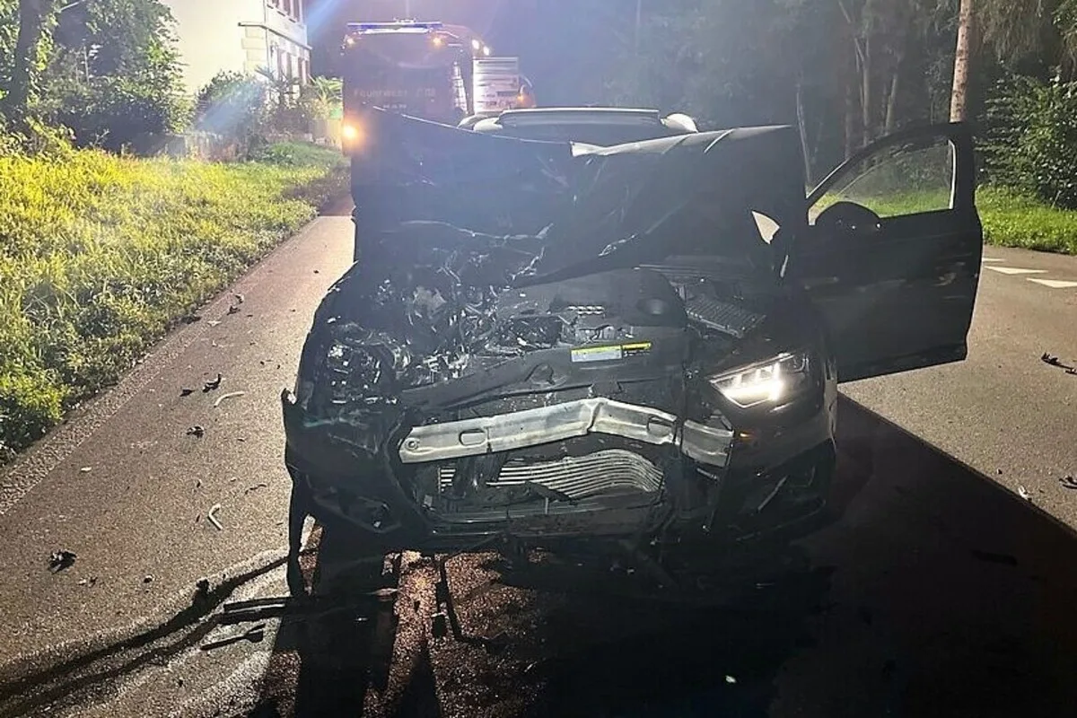 Schleitheim SH - Totalschaden nach Verkehrsunfall