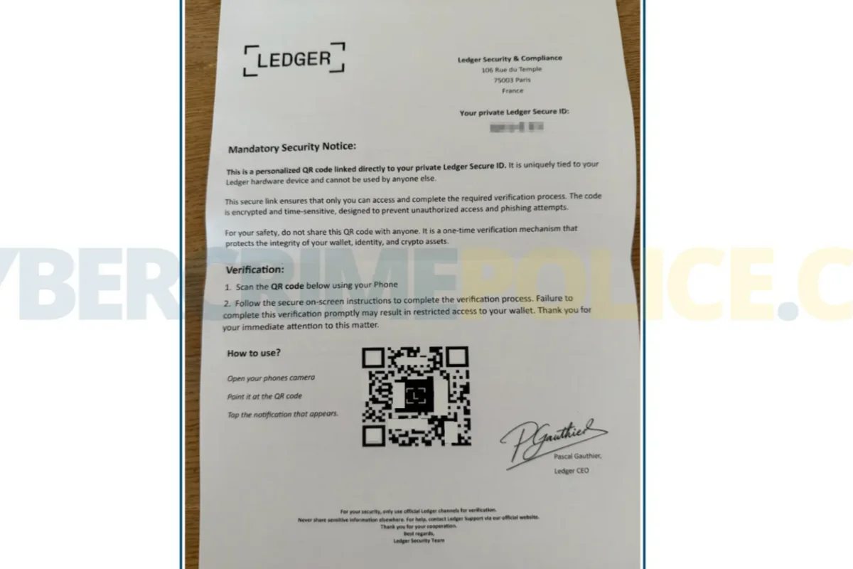 Krypto-Betrug per Post – Fake-Briefe mit QR-Code im Umlauf