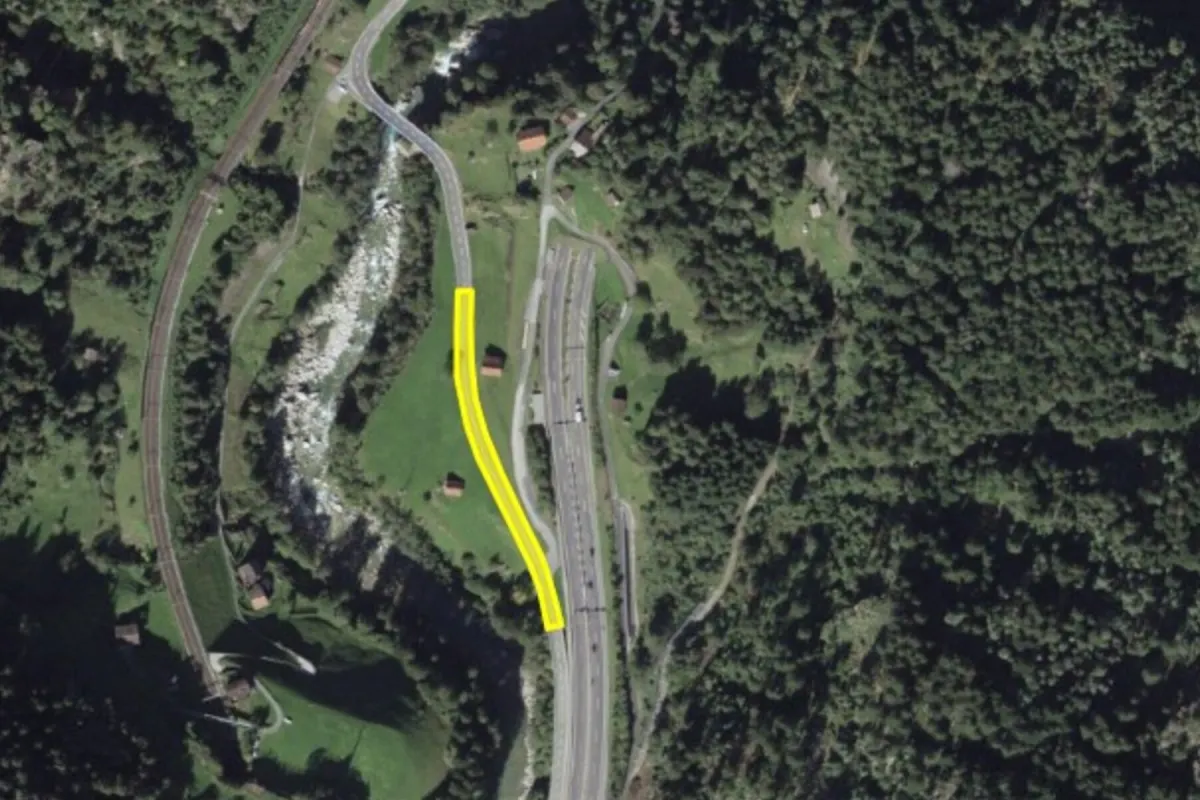 Gurtnellen UR – Verkehrsregelung auf der Gotthardstrasse