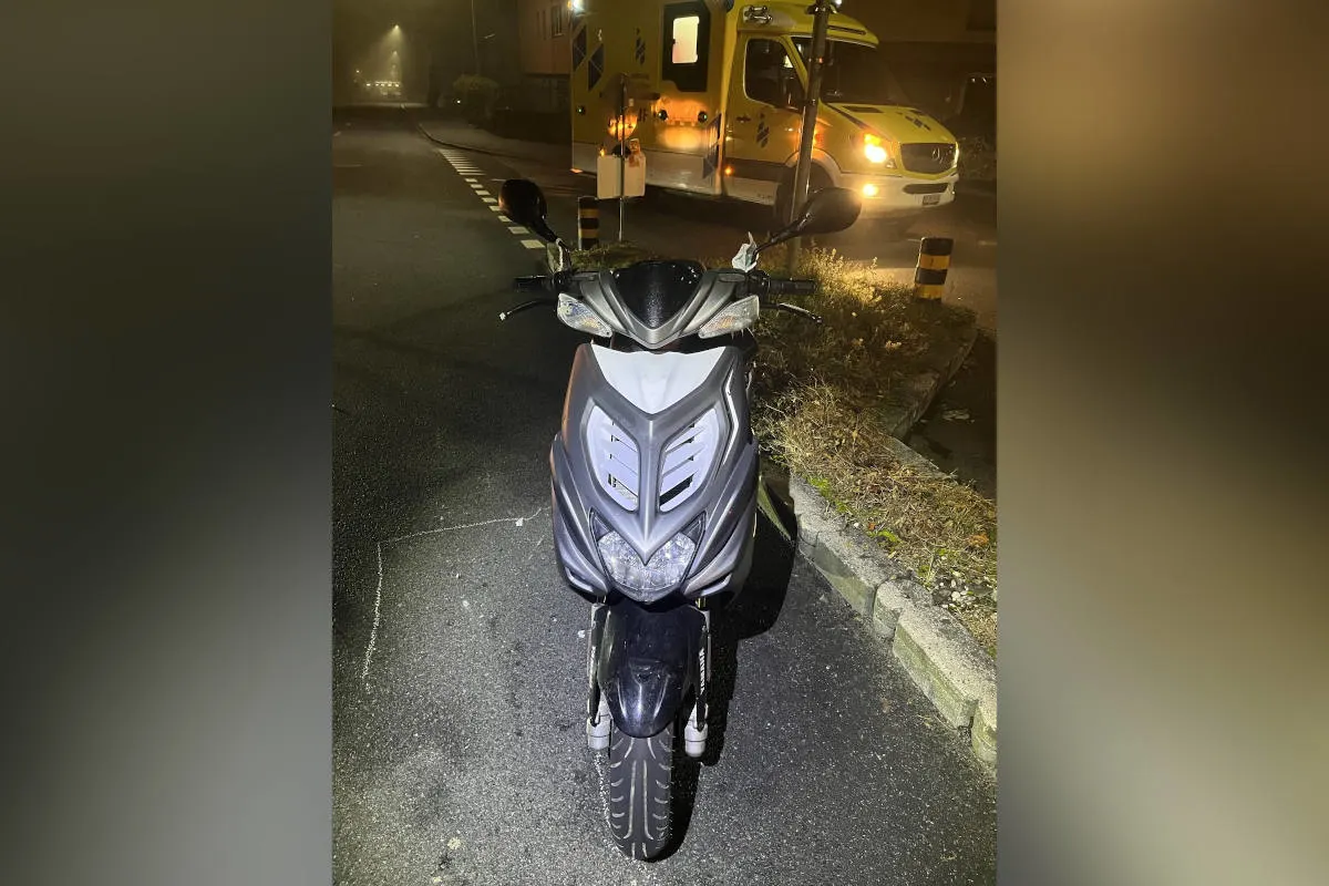 Altstätten SG – Selbstunfall mit Roller