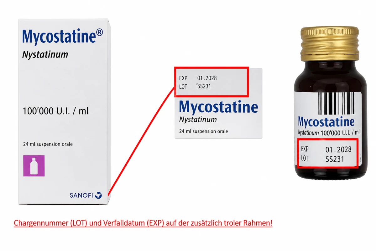 Produktrückruf für Mycostatin®-Suspension