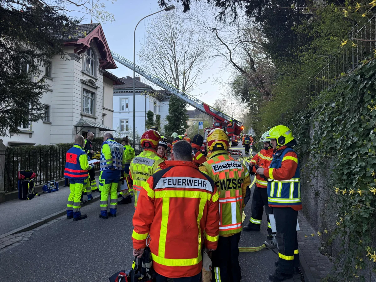 St.Gallen – Brand an der Zwinglistrasse