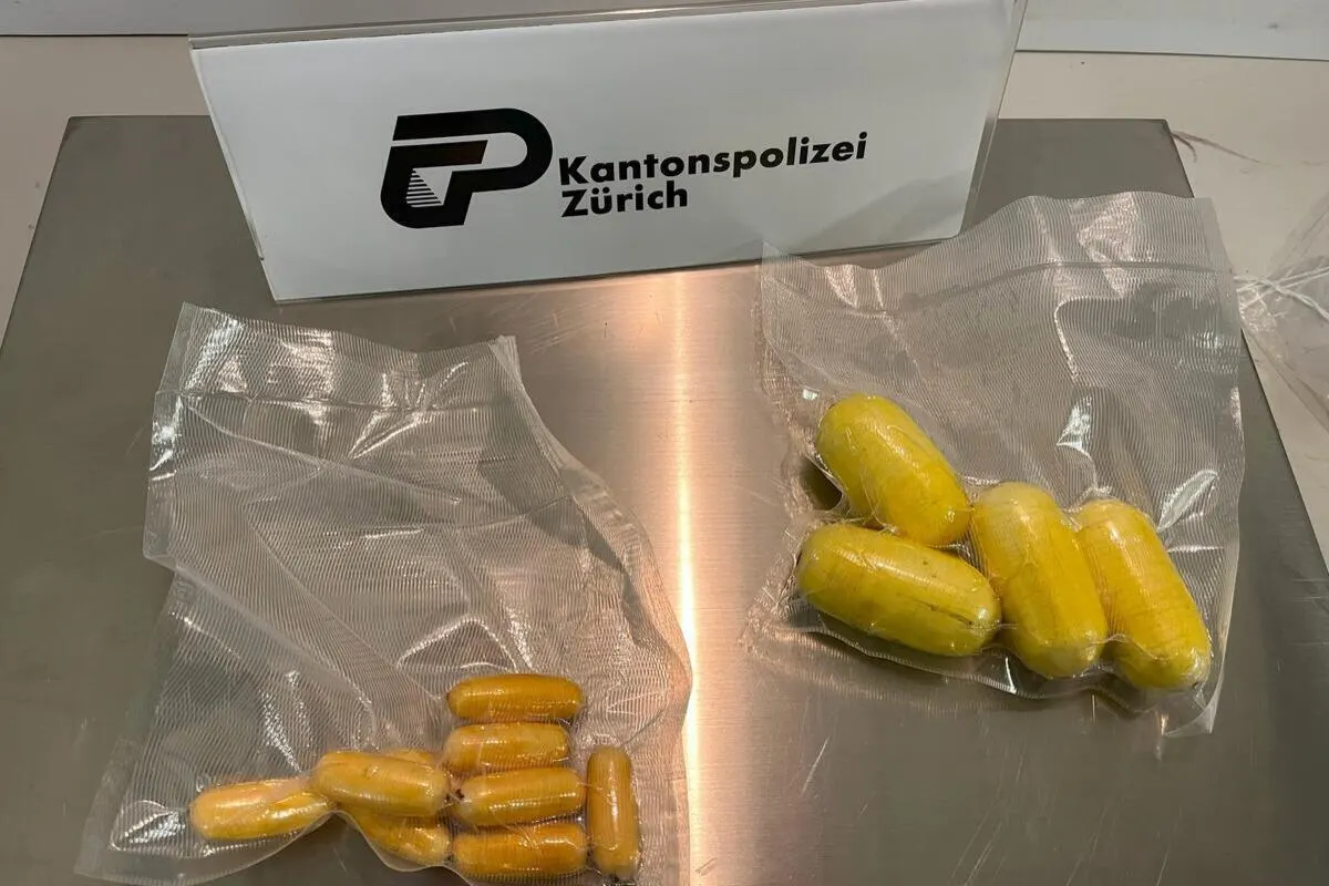 Flughafen Zürich - Kokainkuriere festgenommen