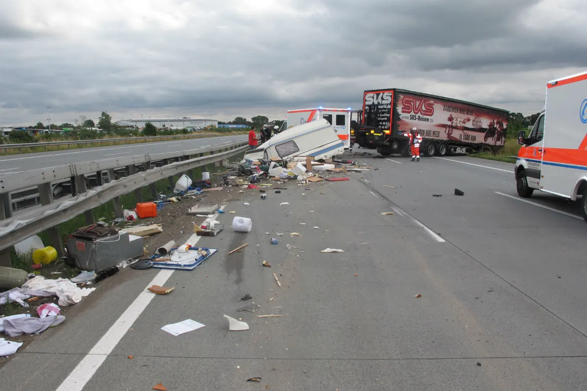 Tragischer Verkehrsunfall auf der Hansalinie