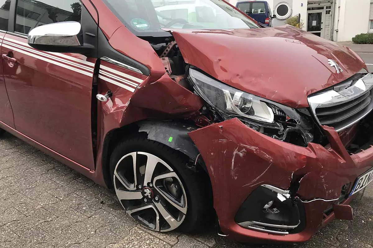 Ingelheim - Auffahrunfall an roter Ampel