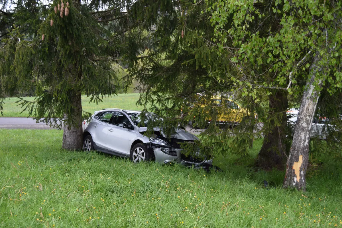 Teufen AR - Selbstunfall nach Sekundenschlaf
