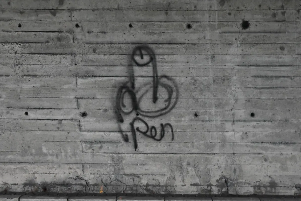 Schaan FL - Vandalen verschmieren Galerie