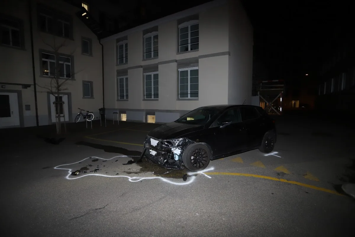 St. Gallen - Zwei Personenwagen kollidieren auf Gartenstrasse 