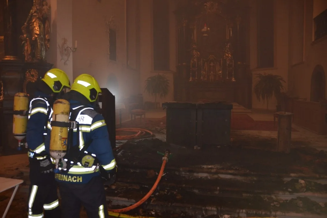 Steinach SG – Brand in Kirche