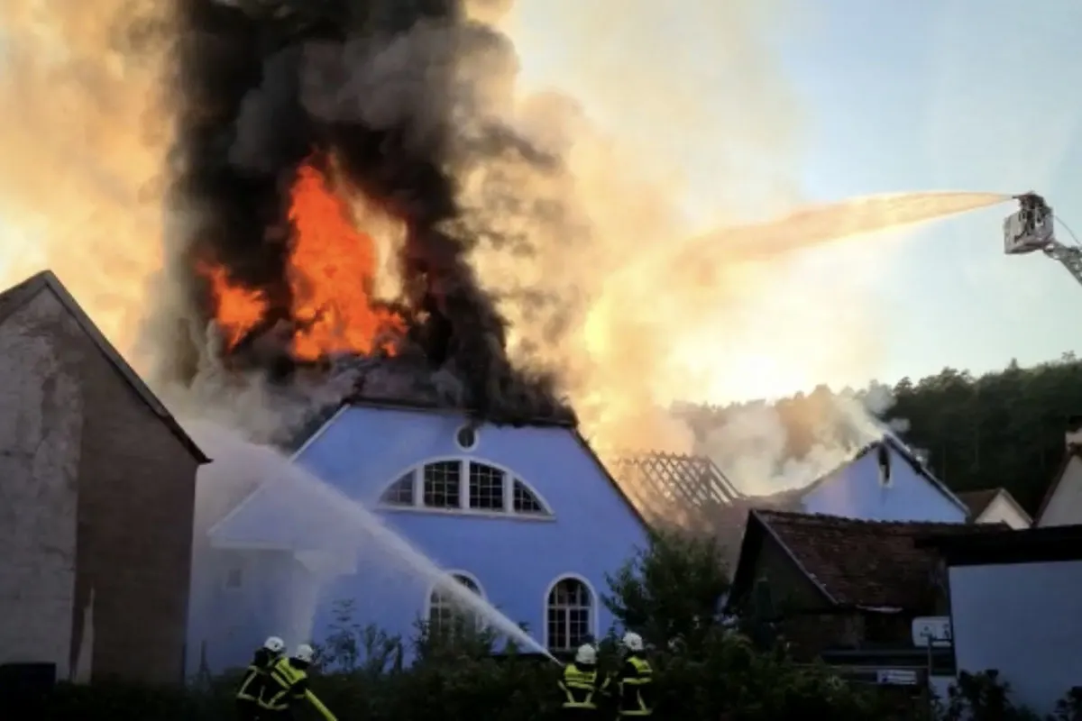 Waldfischbach-Burgalben - Großbrand - ca. 150.000 EUR Sachschaden geschätzt