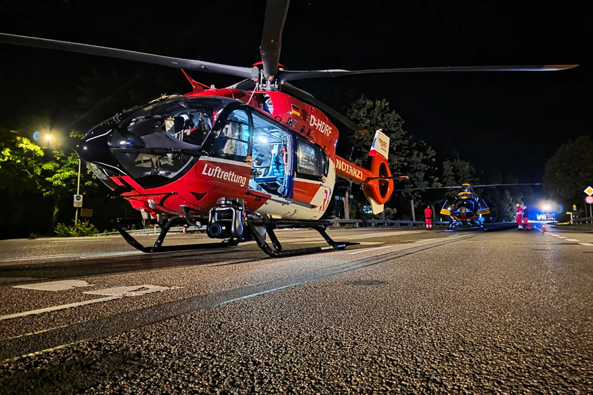 Arnsberg NW – Drei Männer bei Unfall lebensgefährlich verletzt