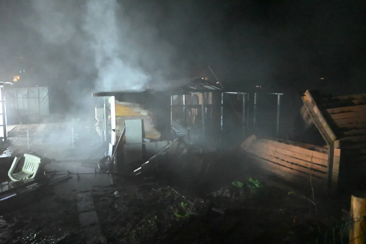  Schmerikon SG - Schrebergartenhaus in Brand geraten