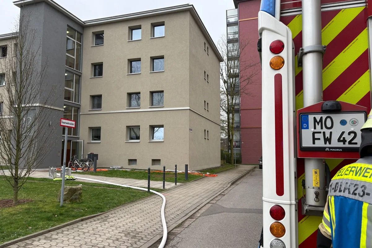 Moers – Feuerwehr rettet Katzen aus brennender Wohnung