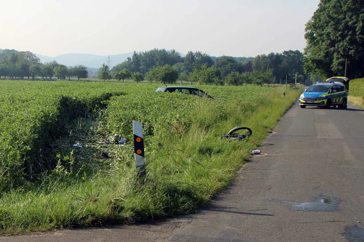 Alswede - 22-jährige Radfahrerin bei Unfall schwer verletzt