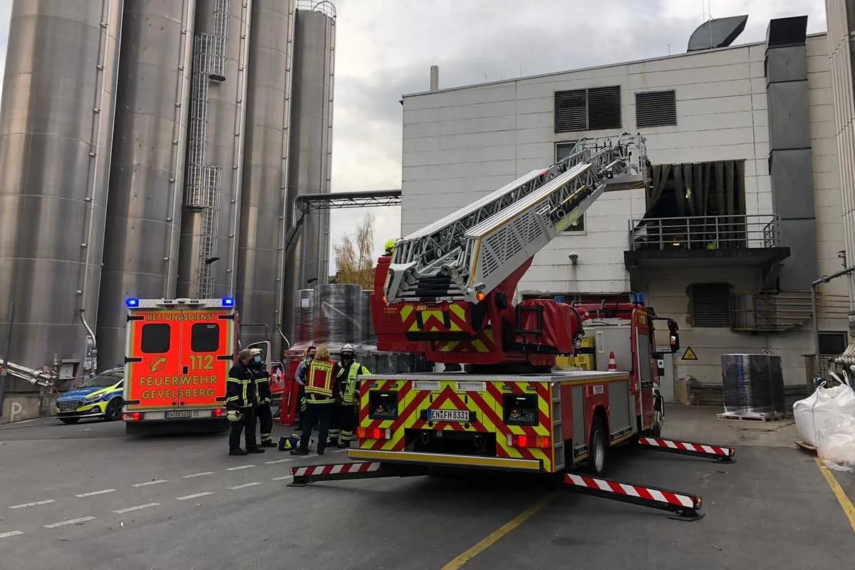 Herdecke - Arbeiter bei nach Unfall in Lebensgefahr